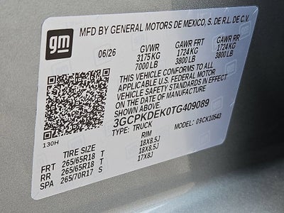 2026 Chevrolet Silverado 1500 LT