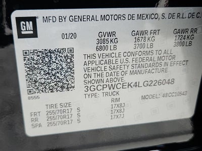 2020 Chevrolet Silverado 1500 LT