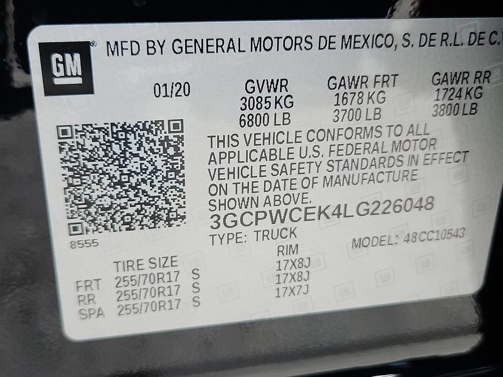 2020 Chevrolet Silverado 1500 LT