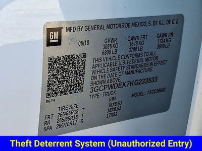 2019 Chevrolet Silverado 1500 RST