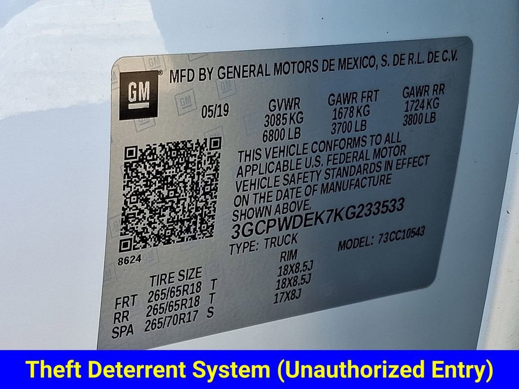 2019 Chevrolet Silverado 1500 RST