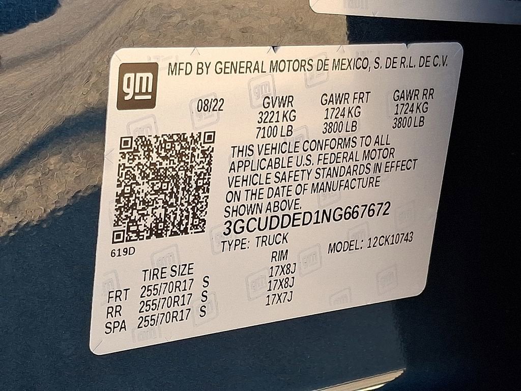 2022 Chevrolet Silverado 1500 LT