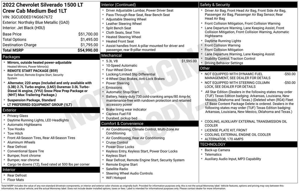 2022 Chevrolet Silverado 1500 LT