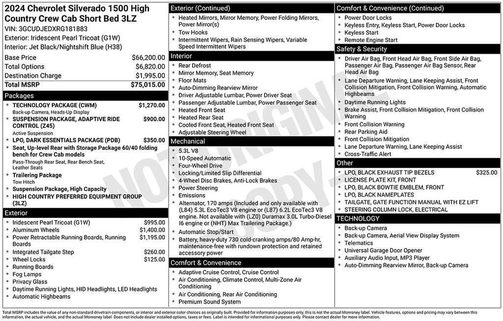 2024 Chevrolet Silverado 1500 High Country