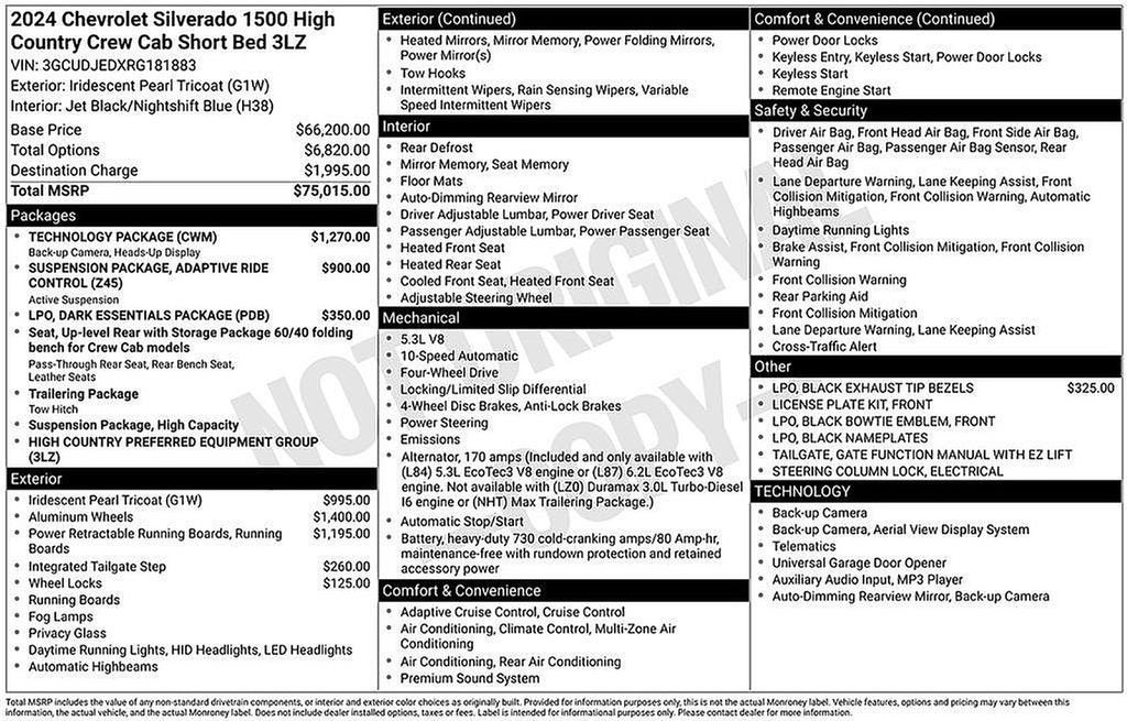 2024 Chevrolet Silverado 1500 High Country