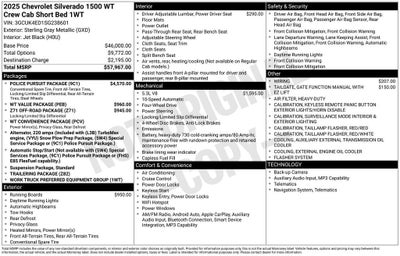 2025 Chevrolet Silverado 1500 WT