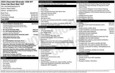 2025 Chevrolet Silverado 1500 WT