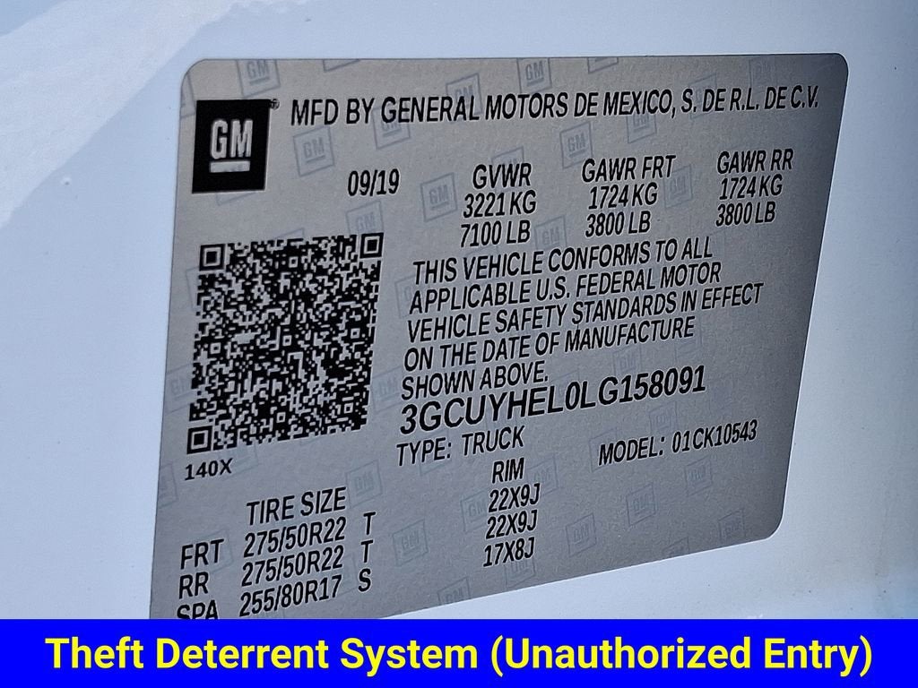 2020 Chevrolet Silverado 1500 High Country