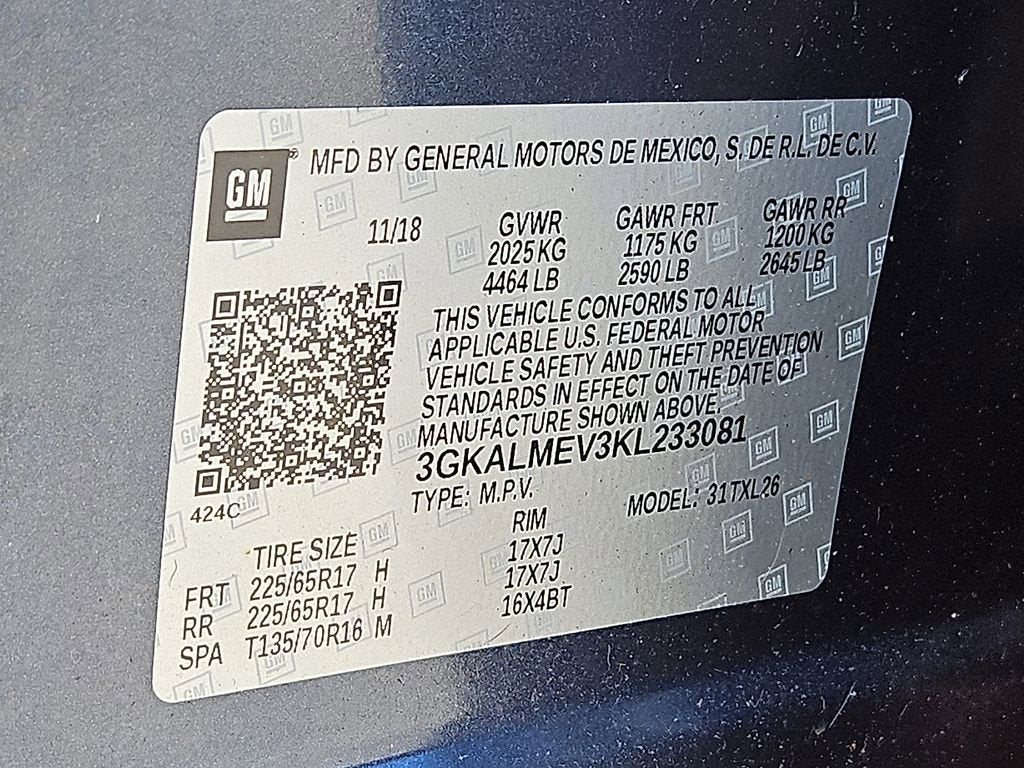 2019 GMC Terrain SLE