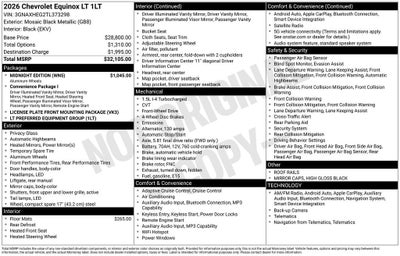 2026 Chevrolet Equinox LT