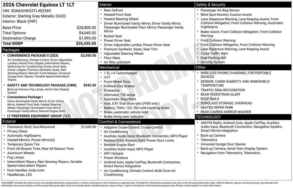 2026 Chevrolet Equinox LT