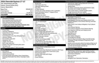 2026 Chevrolet Equinox LT