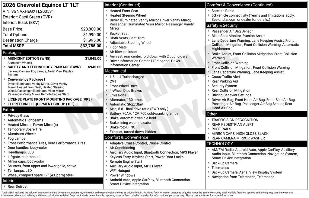 2026 Chevrolet Equinox LT