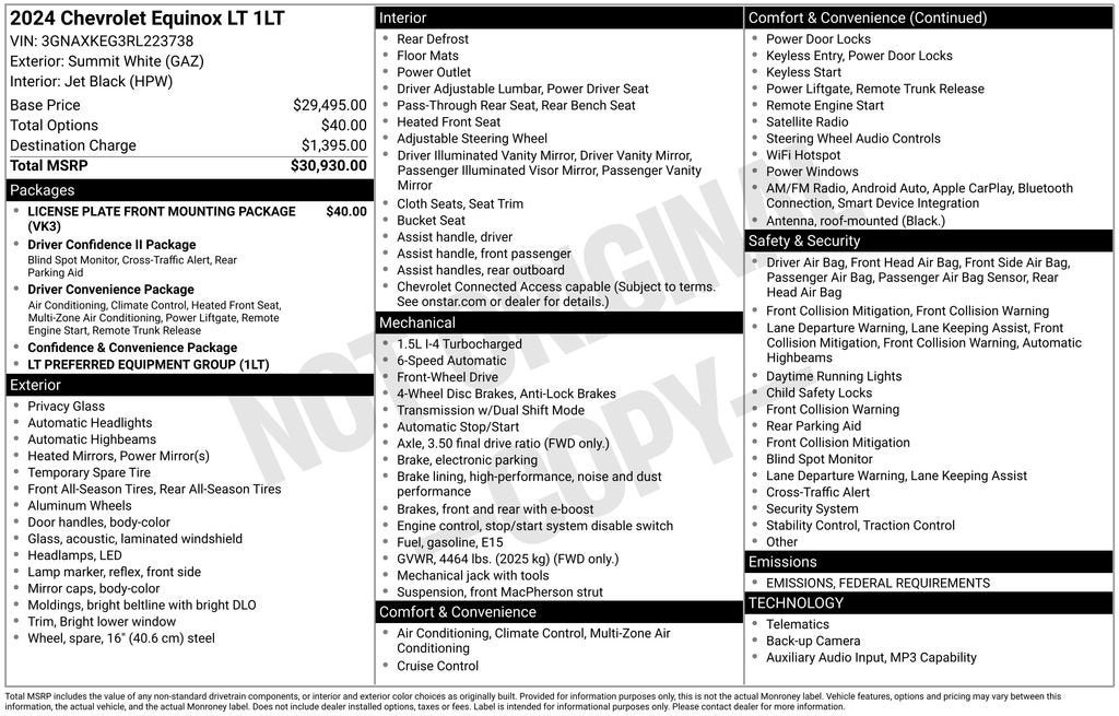 2024 Chevrolet Equinox LT
