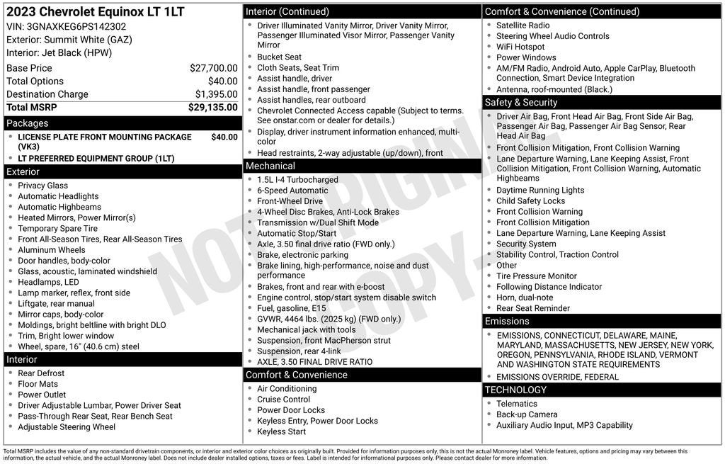 2023 Chevrolet Equinox LT