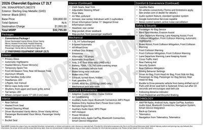 2026 Chevrolet Equinox LT