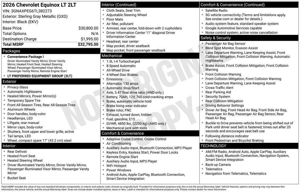 2026 Chevrolet Equinox LT