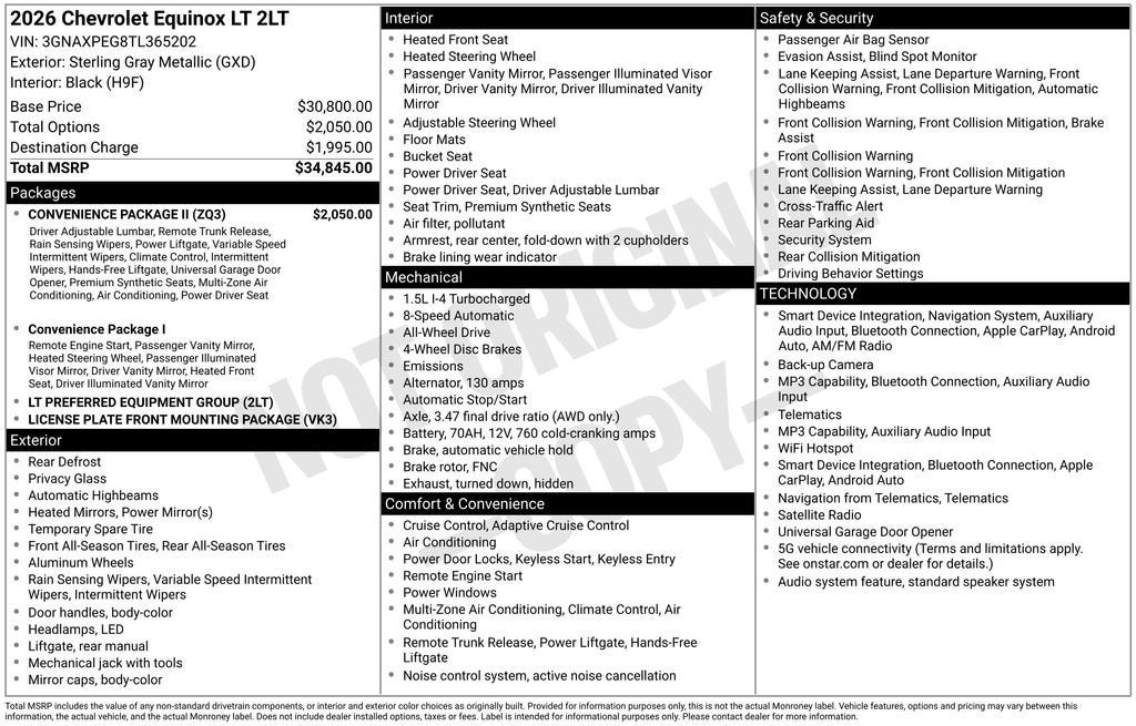 2026 Chevrolet Equinox LT