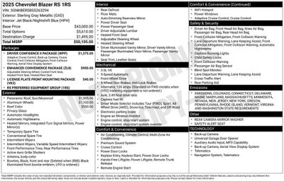 2025 Chevrolet Blazer RS