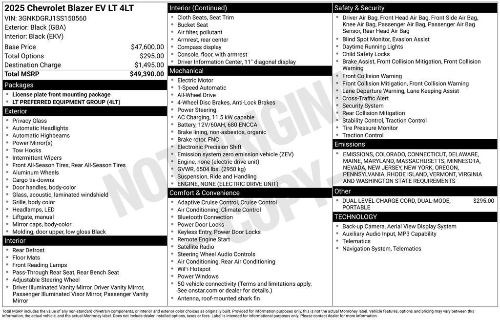 2025 Chevrolet Blazer EV LT