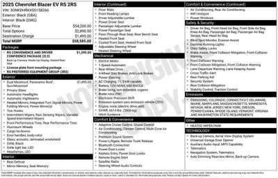 2025 Chevrolet Blazer EV RS