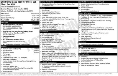 2024 GMC Sierra 1500 AT4