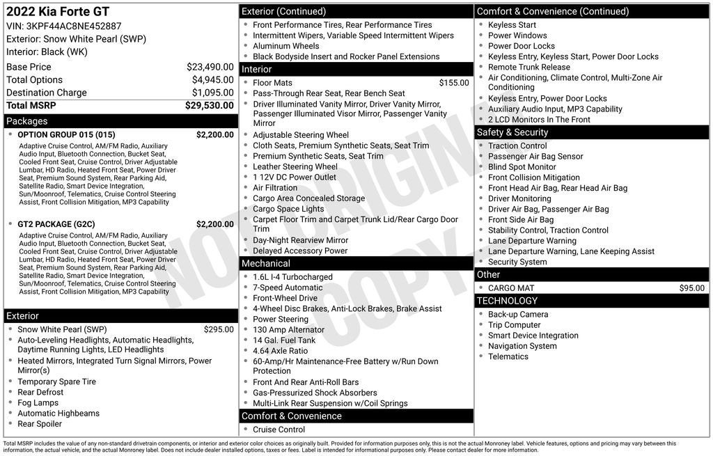 2022 Kia Forte GT