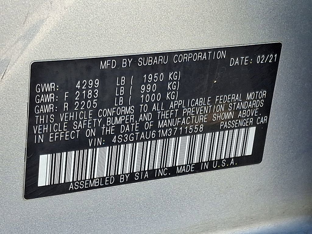 2021 Subaru Impreza Limited 5-Door