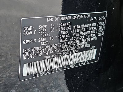 2024 Subaru Outback Onyx Edition XT