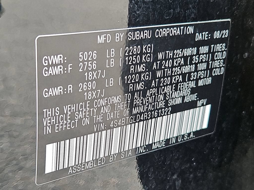 2024 Subaru Outback Onyx Edition XT