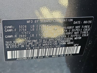 2025 Subaru Outback Wilderness