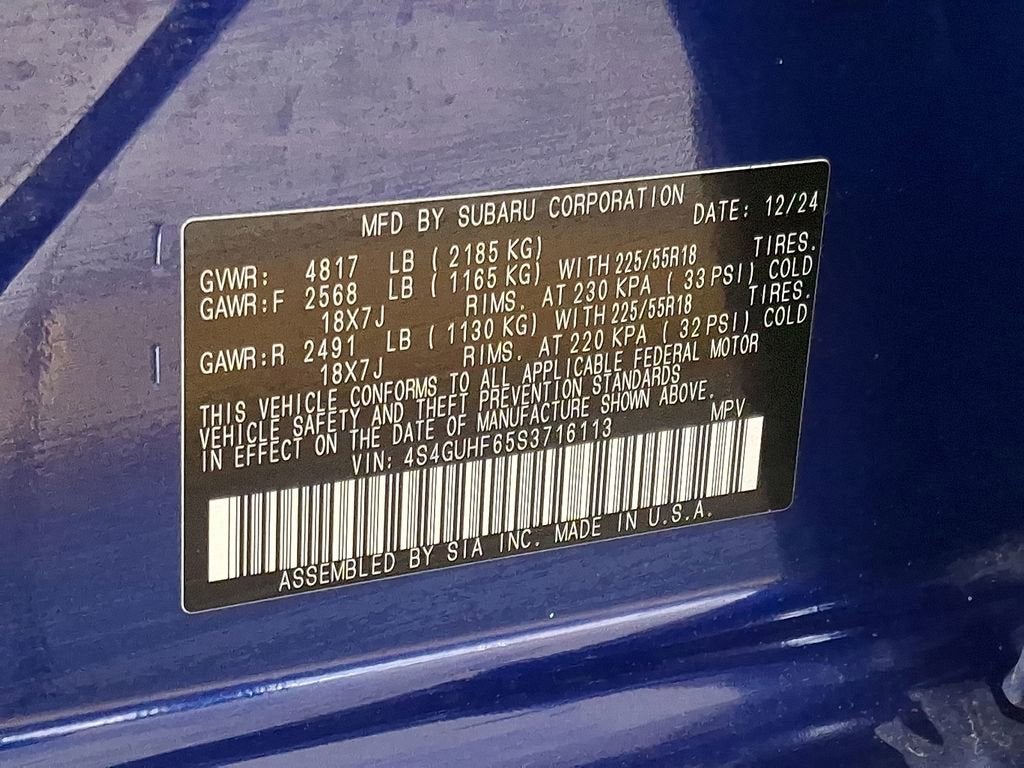 2025 Subaru Crosstrek Sport