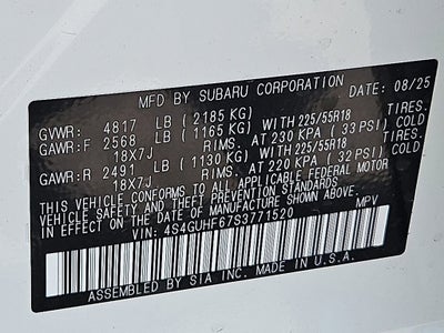 2025 Subaru Crosstrek Sport