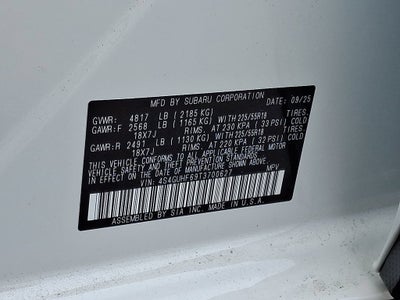 2026 Subaru Crosstrek Sport