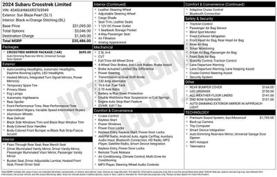 2024 Subaru Crosstrek Limited