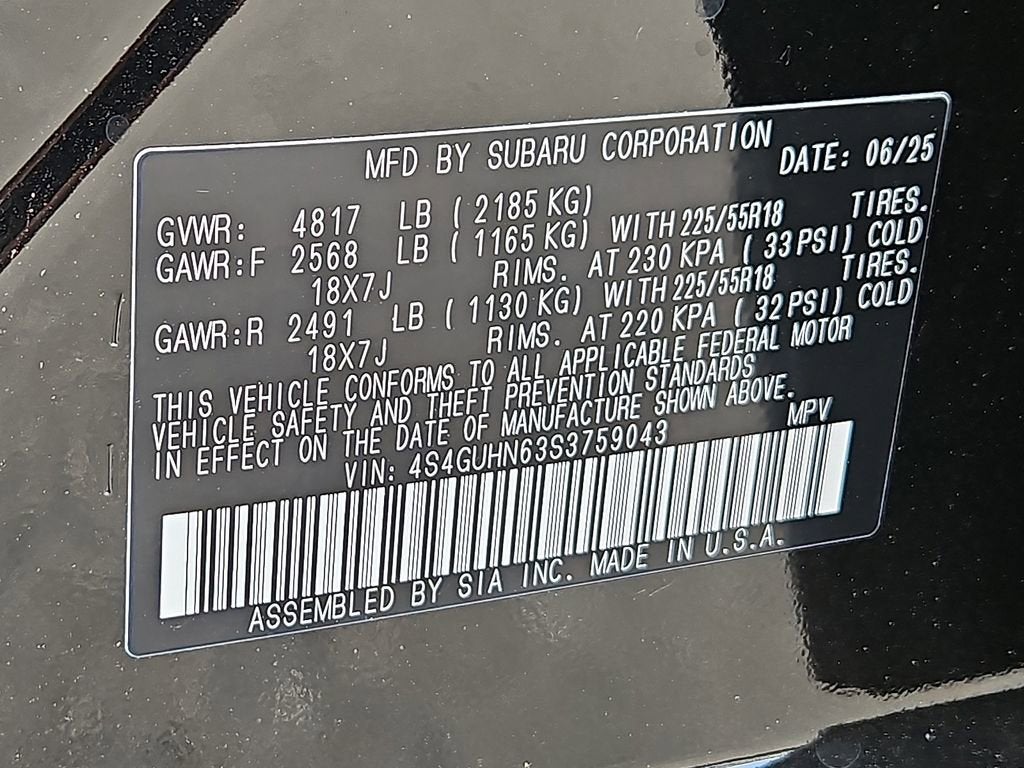 2025 Subaru Crosstrek Limited