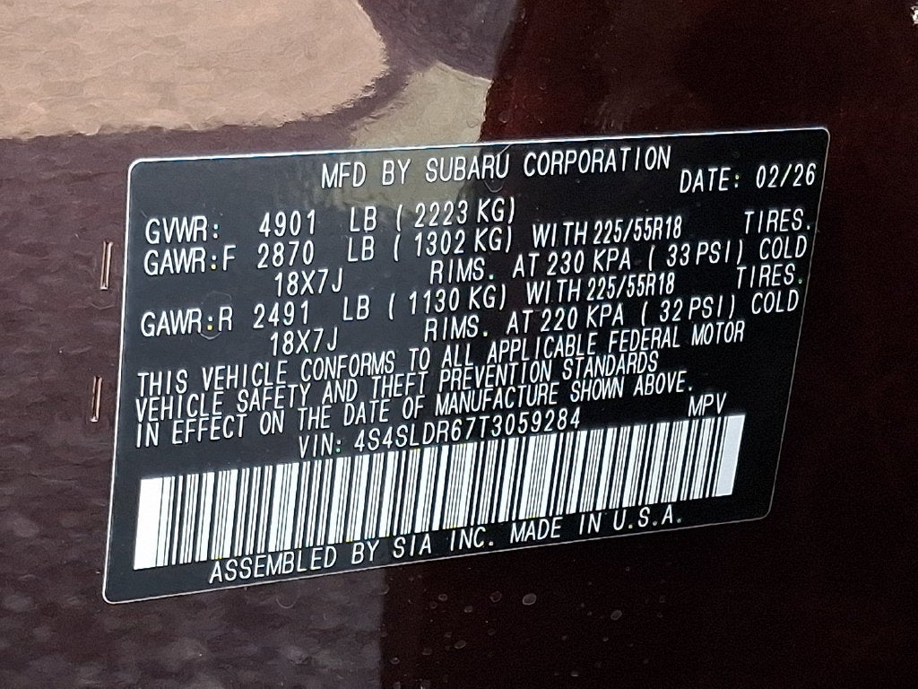 2026 Subaru Forester Limited
