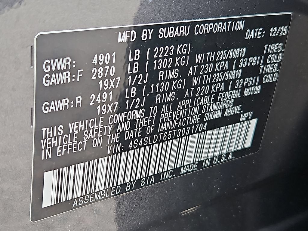 2026 Subaru Forester Touring
