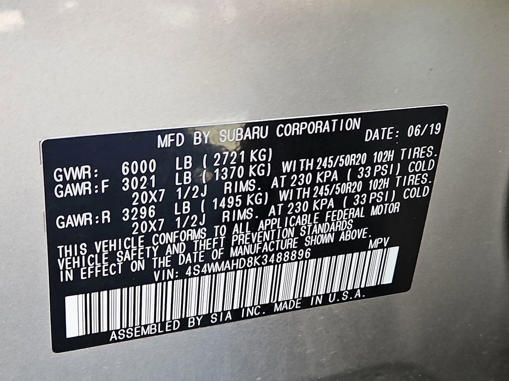 2019 Subaru Ascent Premium