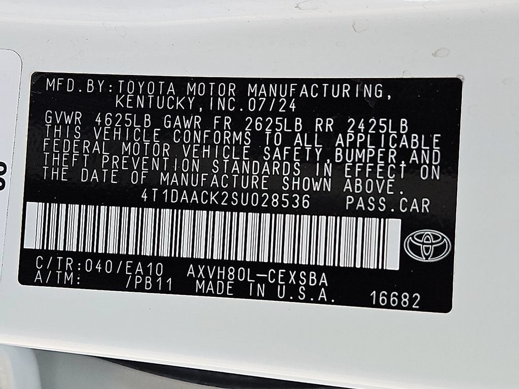 2025 Toyota Camry SE