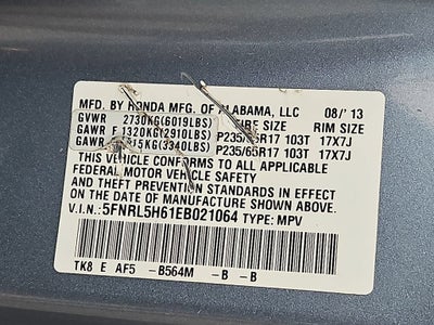 2014 Honda Odyssey EX-L