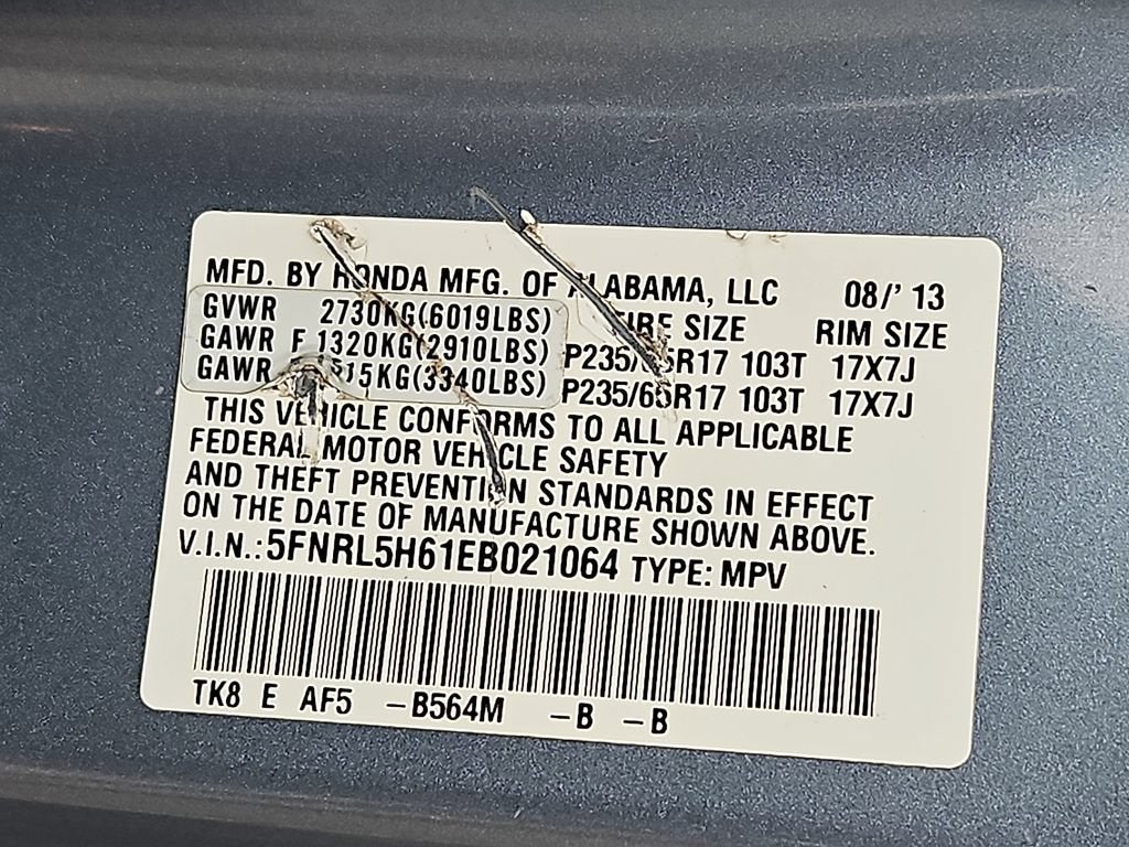 2014 Honda Odyssey EX-L