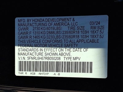 2024 Honda Odyssey EX-L