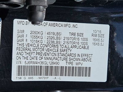 2016 Honda CR-V LX