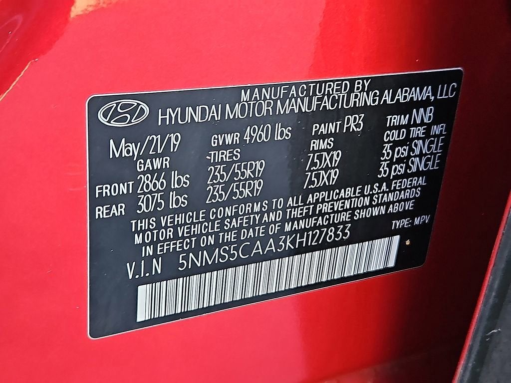 2019 Hyundai Santa Fe Ultimate 2.0T