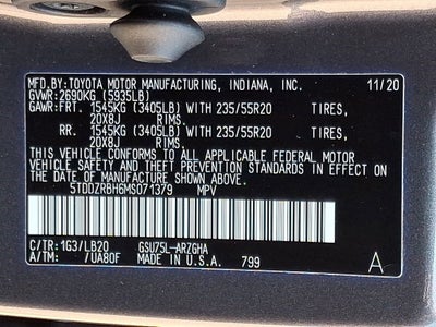 2021 Toyota Highlander Limited