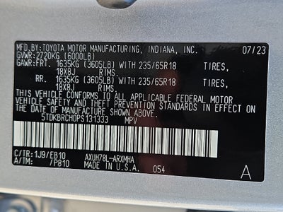 2023 Toyota Highlander Hybrid XLE