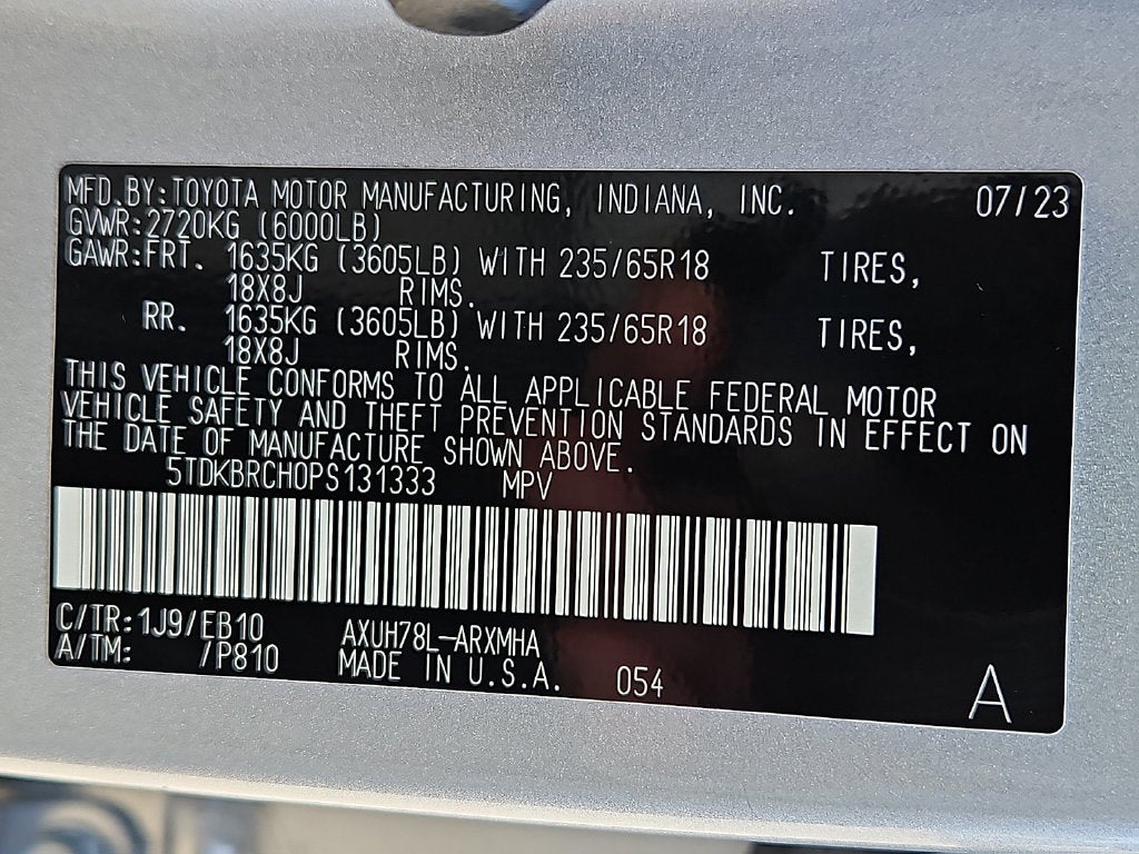 2023 Toyota Highlander Hybrid XLE