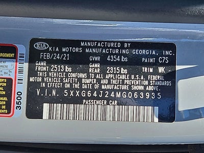 2021 Kia K5 GT-Line