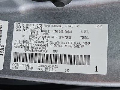 2023 Toyota Sequoia SR5